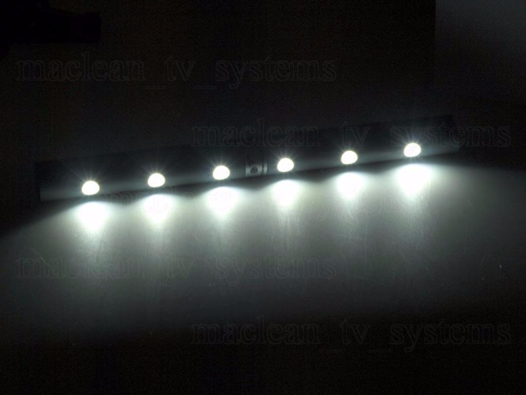 Maclean MCE123 LED Light Strip Stick PIR Under Cabinet Motion Sensor Kitchen Cabinet