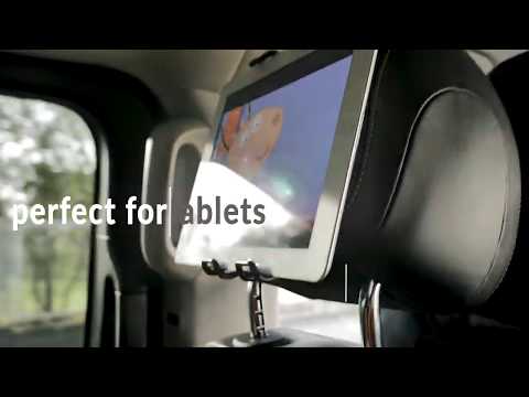 Support tablette smartphone voiture sur appui-tête avec bras reglables MC-816