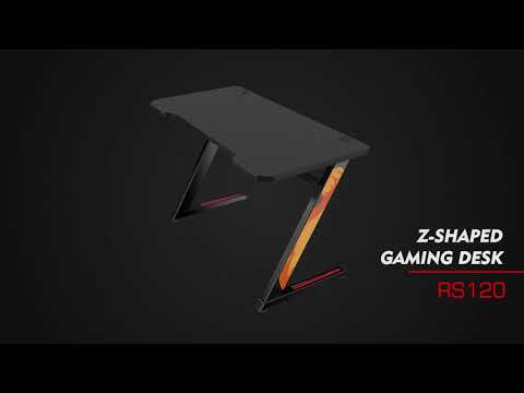 NanoRS RS120 Gaming Computer Desk Gamer Ergonomic Design Modern Solid Durable