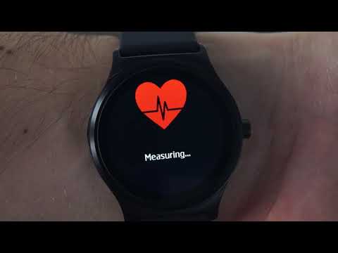 NanoRS RS100 Smartwatch Bluetooth Black 32Mb RAM ROM Memory Heart Rate Pedometer Alarm SMS