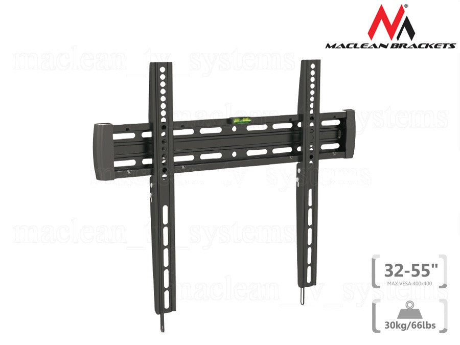 MacLean MC -643 B Verstelbare wand -tv -beugel Mount Holder 33 " - 55" Vesa LED LCD Plasma 30kg