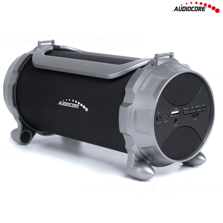 Audiocore AC890 Bluetooth Bazooka -luidspreker, Wireless 2000MAH FM Radio Mp3 -speler MicroSD