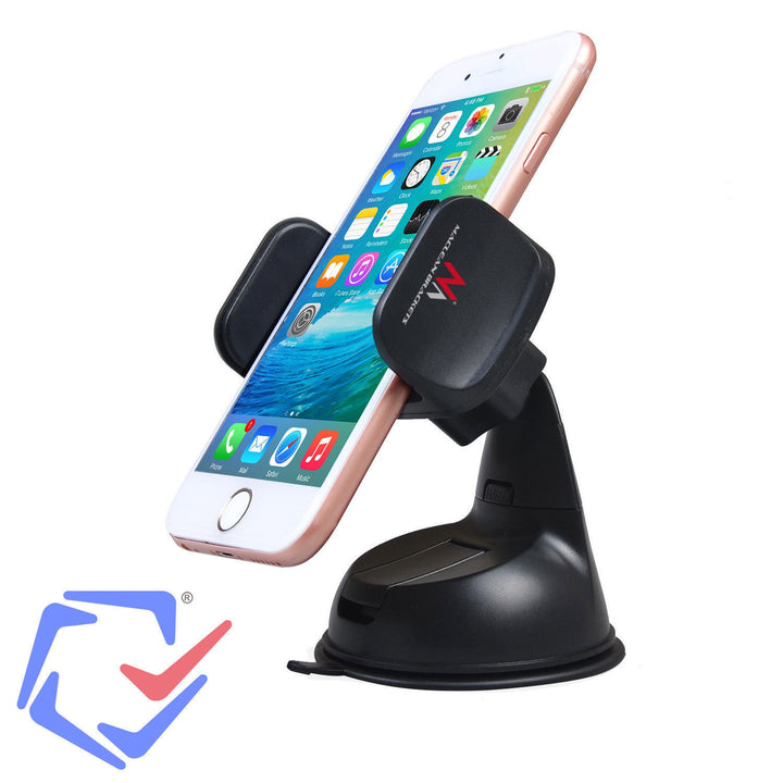 Maclean MC-737 Universal Car Phone Holder Smartphone Bracket Rotatable Suction Cup 3.5" -  6"