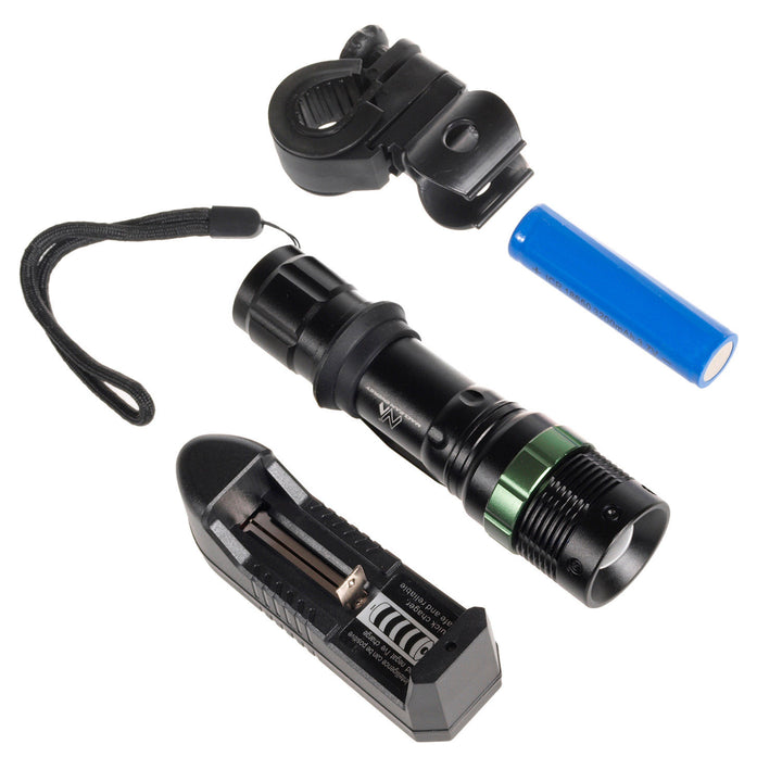 Antorcha de bicicleta LED de dos tonos 200 lúmenes 3200mAh