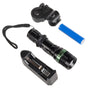 Maclean MCE175 Led Torch Light Bicycle Flashlight + Battery Charger + Holder Rechargeable Set 3W